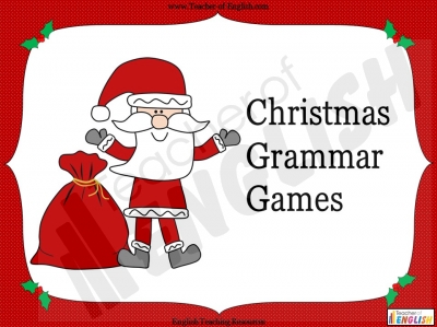 Christmas Grammar Games Teaching Resources